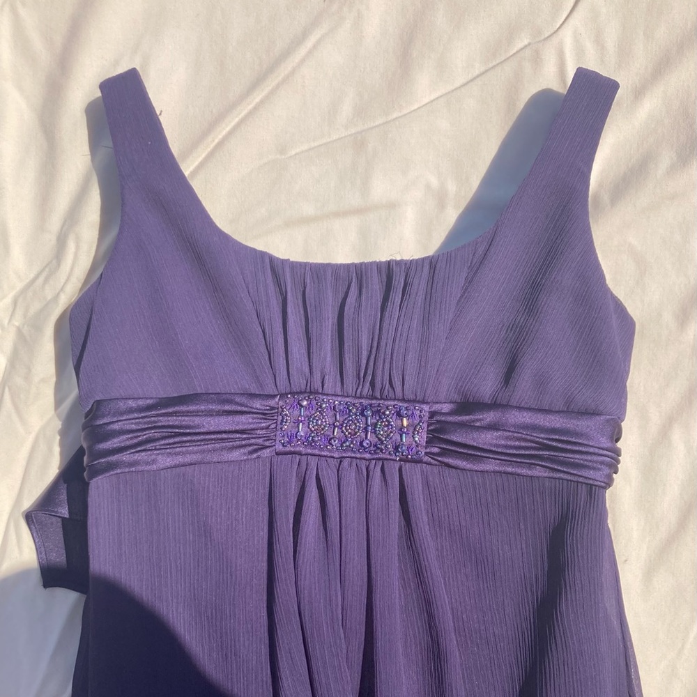 Girl's Purple Maxi Gown